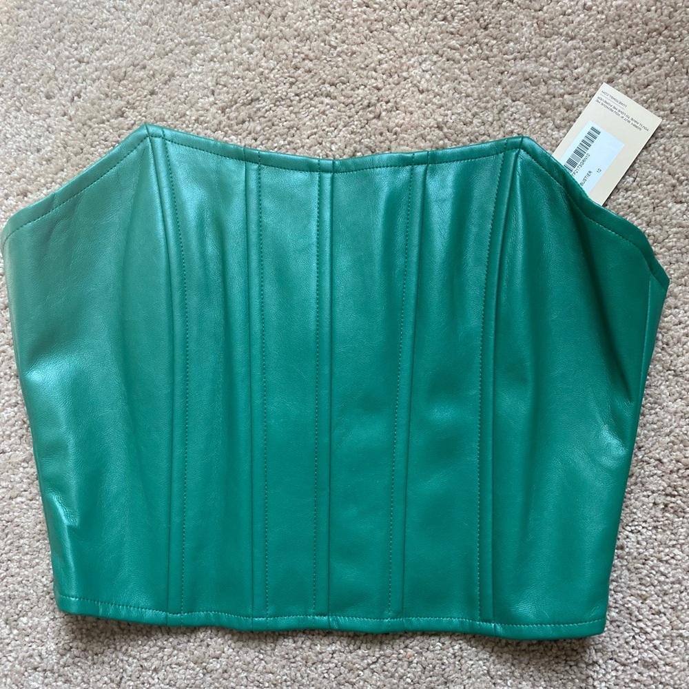 Green Corset Bustier
